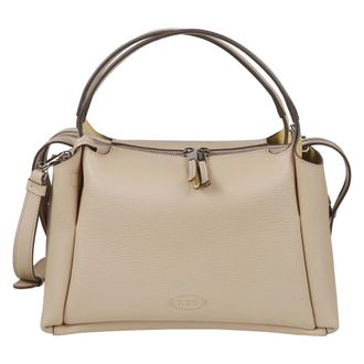 Tod's Tods, Handbags, female, Beige, Size: ONE SIZE APA Small Top Handle Bag