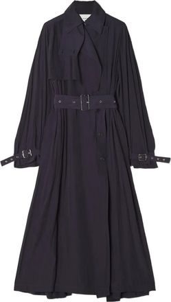 Lanvin Trenchcoat met ceintuur - Zwart