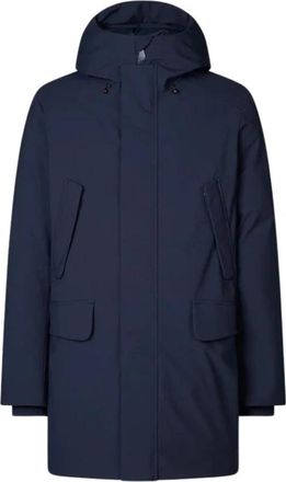 Save The Duck Wilson Parka - Heren - Parka Jassen - Blauw - XS - Leer - Jassen