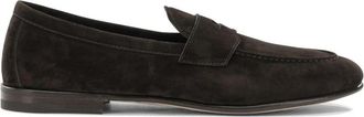 Henderson Suede Penny Loafer Schoenen - Heren - Loafers - Bruin - 40 EU - Leer - Schoenen