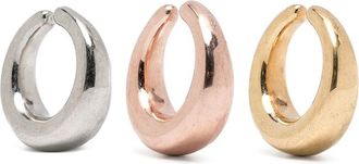 Panconesi Curved Earrings Set Of Three