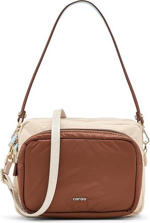 Caraa Cleo Cross Body Womens Handbags Sand Cream, Leather