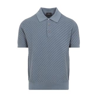 Brioni Hombre, Camisetas, Azul, Talla: 2XL