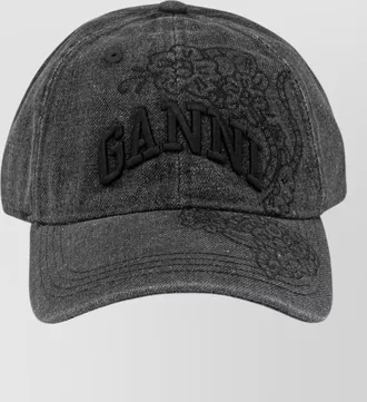 Ganni denim baseball cap