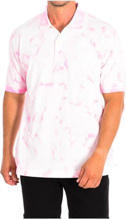 La Martina Polo Shirt met Korte Mouwen - Heren - Polos - Roze - L - Katoen - Tops