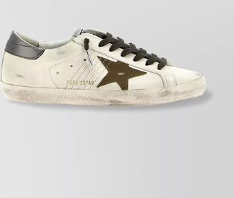 Golden Goose iconic star emblem sneakers with contrast heel tab