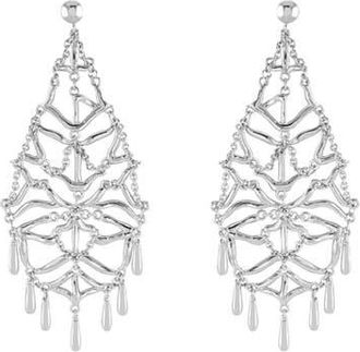 Lucy Quartermaine Element Web Earrings in Sterling Silver at Nordstrom