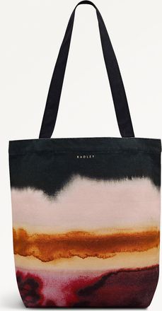 Radley London Black Medium Open Top Tote Ombre Stripe SS26 Radley London