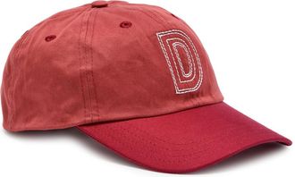 Drake's Drakes D-embroidered Cotton cap - Red - One Size
