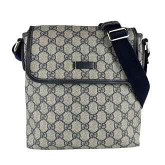 Gucci Pre-owned Vintage Shoulder Bag - unisex - Gucci Vintage - Vintage Cross Body Bags - Blue - ONE SIZE - Pre-owned