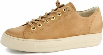 Paul Green Lage sneaker - Dames - Schoenen - Beige - Maat: 39 EU Su&egrave;de