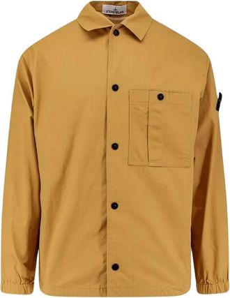 Stone Island Double-Coated Cotton Ripstop Washed Overshirt