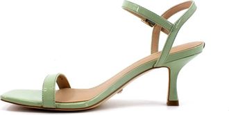 Guess Sandalen met Hoge Hak - Dames - Sandalen met hakken - Groen - 35 EU - Leer - Schoenen
