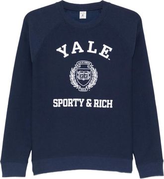 Sporty & Rich Sweater met print - Blauw