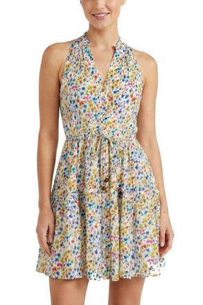 Change of Scenery Charlotte Printed Button-Front Cotton Shirtdress in Wildflower Fields at Nordstrom, Size X-Small