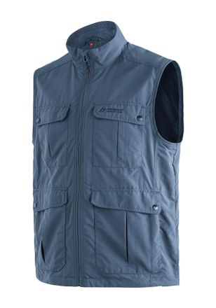 Maier Sports Funktionsjacke MAIER SPORTS Valdemar, Herren, Gr. 48, blau (jeansblau), 100% Polyamid, Jacken Funktionsjacke, Vielseitige Funktionsweste, perfekt f&uuml;r 