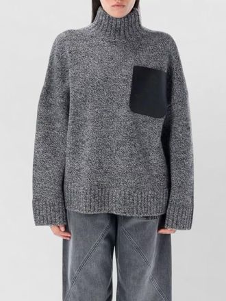 J.W.Anderson high-neck wool-blend loose-fit jumper
