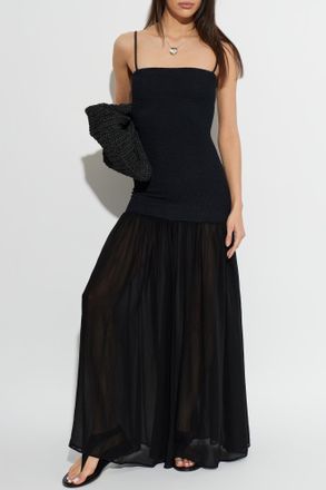 Hunza G Hybrid Dress, Womens, Black