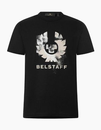 Belstaff Mens Belstaff Blur T-Shirt Black - Size: 46