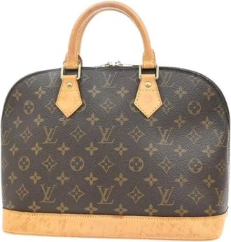 Louis Vuitton Pre-owned Handbags, female, Brown, Size: ONE SIZE Pre-owned Vintage Canvas Handbag