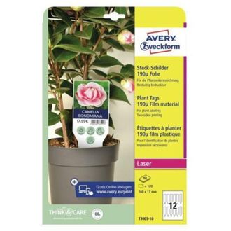 Avery T3005-10 Accesorio Para Sembradoras Etiqueta Para Planta