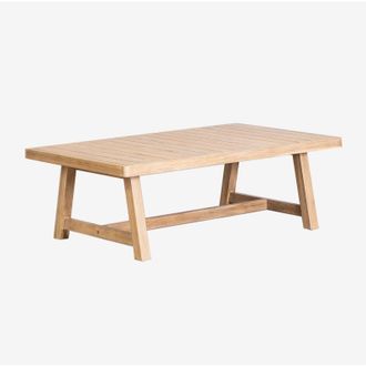 Sklum Sklum - Mesa De Centro Para Jard&iacute;n Rectangular 130x75 Cm En Madera De Acacia Dubai