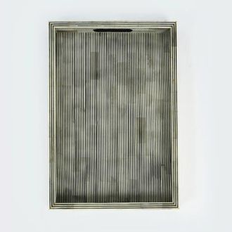 Mela Artisans Pinstripe Inlay Tray at Nordstrom, Size Medium