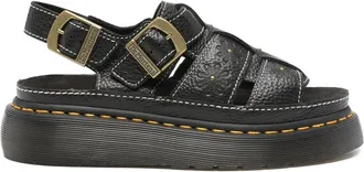 Dr. Martens Wrenlie Open fl Black Milled Nappa