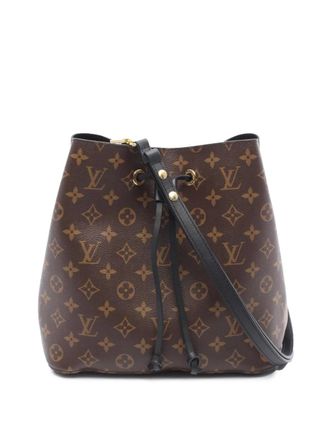 Louis Vuitton 2021-2025 Monogram Neonoe MM bucket bag - Brown