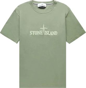 Stone Island Stitches Two T-shirt Sage 781521579-V0055
