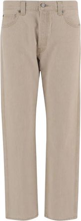 Khaite Straight Jeans - Dames - Regular Fit Jeans - Beige - W27 - Katoen - Jeans