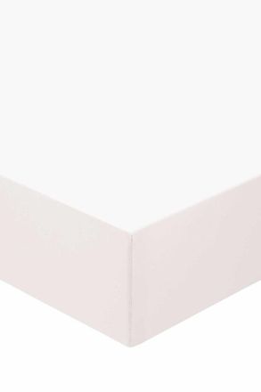 Murmur 1000TC Plain Dye Fitted Sheet in White | Size: King Fitted