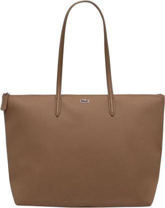 Lacoste Grote L.12.12 Concept Tote - Dames - Shoppers - Bruin - ONE Size - Tassen