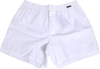 Dolce & Gabbana Witte Katoenen Regular Boxer Shorts Ondergoed