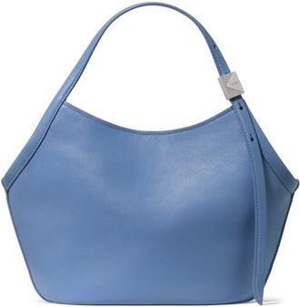 Kate Spade New York small deco fine grain leather tulip top handle bag in Blue at Nordstrom