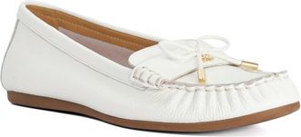 Dune London Womens Ladies Grier - Leather Loafers - White - Size UK 6