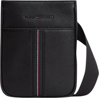 Tommy Hilfiger Th Central Mini Crossover - Heren - Schoudertassen - Zwart - ONE Size - Tassen