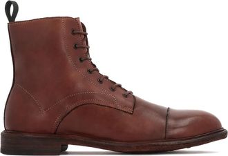 Kazar Bruine Limited Edition veterschoenen - Heren - Veterlaarzen - Bruin - 45 EU - Leer - Schoenen