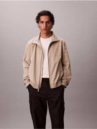Calvin Klein Mens Matte Windbreaker Jacket - Brown - 2XL