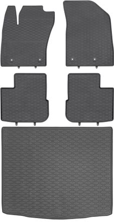 OEM Maletero Rigum 407075 + Alfombrillas Geyer 882/4c - Fiat Tipo Hatchback 02.2017 (sin Cargobox) Op2 Espacio Para Pies Delantero - Instalado