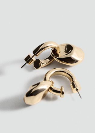 Mango Orecchini anelli combinati oro - Donna - Taglia unica - MANGO