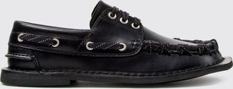Camperlab Scarpa da barca Eki in pelle di vitello con punta squadrata asimmetrica