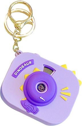 Frcolor Adorable Dinosaur Camera Kaleidoscope Keychain Portable Decorative Bag Pendant Multipurpose Cute Bag Charm for Boys and Girls and Adults Unique Projec