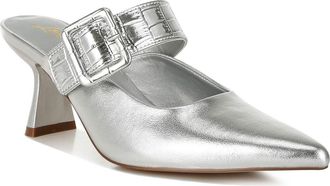 London Rag Bismi Pointed Toe Mule in Silver at Nordstrom Rack, Size 8.5
