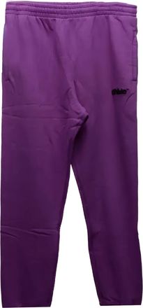 Off-white Pantaloni con logo - Viola
