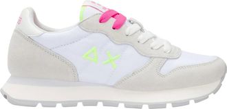 Sun 68 Sneakers, female, White, Size: 11 US Ally Solid Nylon