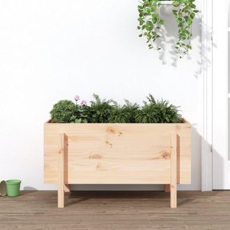 vidaXL Vidaxl - Arriate Elevado De Jard&iacute;n Madera Maciza De Pino 101x50x57 Cm