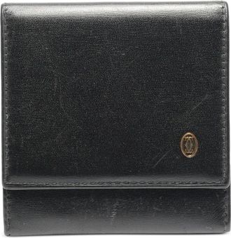 Cartier Portafoglio in pelle con placca logo 1990-2000 - Nero