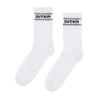 Iuter Iuter, Fitness, unisex, Wit, ONE Size, Katoen, Chain Sokken