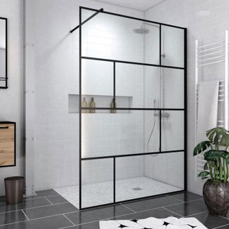 Aurlane Pack Mampara De Ducha 140x195 + Plato De Ducha Alicatable 90x140 Recortable